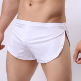 Male Panties Underwear Boxers Breathable Men Boxer  Side Split Underpants Shorts Sleepwear MartLion   