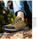 Classics Style Men's Hiking Shoes Lace Up Outdoor Sport Jogging Trekking Sneakers Mountain MartLion   
