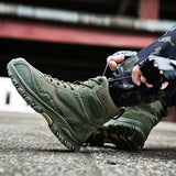 Waterproof Tactical Military Combat Boots Men's Genuine Leather US Army Hunting Trekking Camping Mountaineering Winter Work Shoes Mart Lion   