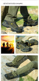 Classics Style Men's Hiking Shoes Lace Up Sport Shoes Outdoor Jogging Trekking Sneakers Mart Lion   