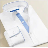 Smart Five Men Dress Shirts cotton Long Sleeve Regular Slim Fit Formal Shirts Male MartLion   