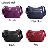 Women Shoulder Messenger Waterproof Nylon Oxford Crossbody Handbags Large Capacity Travel Bags Purse Mart Lion   