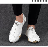 Men's Sneakers Leisure Walking Genuine Leather Shoes Sports Outdoor Footwear Loafers Trainers Mart Lion   