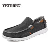 Men's Casual Shoes Breathable Canvas Shoes Loafers Vulcanized Outdoor Walking Sneakers Mart Lion   