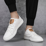 Men's Sneakers Genuine Leather Shoes Casual Luxury Footwear Mart Lion   