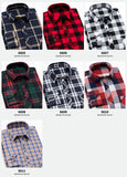 Fall Smart Casual Men's Flannel Plaid Shirt Brand Office Long Sleeve Shirt Clothes Mart Lion   