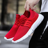 Summer Men's Casual Sport Shoes Mesh Running Sneakers Breathable Designer Tennis Training Jogging Walking Mart Lion   