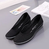 Canvas nurse shoes Solid Women Platform Casual Flat Bottom MartLion   