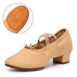 Ballet Dance Shoes for Woman Girls Ladies Practise Latin Dance Shoes Ballroom Modern Tango Jazz Dancing Shoes Salsa Hipposeus MartLion Brown 3CM A 34 CHINA