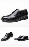 Men's Brogue Shoes Crocodile Pattern Leather Dress Lace-Up Wedding Party Office Oxfords Flats Mart Lion   