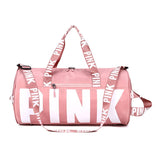 Travel Bag Sports Gym Bag Printed Handbag Shoulder Bag Large-capacity Storage Backpack  Travel Bags  Travel  Mesh Mart Lion Pink  