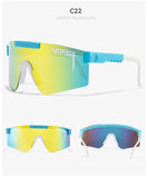 Pit viper Sport Sunglasses men's polarized outdoor eyewear tr90 frame uv400 protection black lens C23 MartLion   