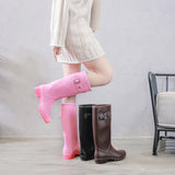 Non-slip Rain Boots Women Knee-High Water Waterproof Long Tube Rubber High Tube Galoshes Rain Shoes MartLion   