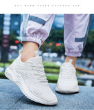 Classic White Light Running Shoes Men's Sneakers Women Breathable Non-slip Casual Outdoor Jogging Sport Mart Lion   