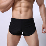 Male Panties Underwear Boxers Breathable Men Boxer  Side Split Underpants Shorts Sleepwear MartLion   