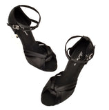 Dance Shoes Black Stain Classic Style Women Latin Dance Shoes MartLion   