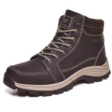 Men's Hiking Boots Trekking Shoes Sneakers Outdoor Nonslip Mountain Climbing Hunting Waterproof Tactical Mart Lion Brown 39 