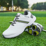 Men's Golf Shoes Spikes Golf Shoes Light Weight Walking Anti Slip Athletic Sneakers MartLion   