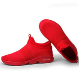 Men's Sneakers Slip-On Shoes Lightweight Breathable Footwear Casual Sport Mesh Jogging Mart Lion   