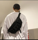 Unisex Waist Bags Men's Trend Chest Bag Nylon Waterproof Crossbody Multifunctional Waist Pack Belt Pack Mart Lion   