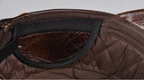 Men's Spring Winter Genuine Leather Black Brown Flat Baseball Caps Male 54-60 cm Size Outdoor Snapback Golf Hat MartLion   