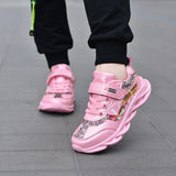 Children Shoes for Girls Autumn and Spring Casual Kids Sports Pink Shoes Suitable for 5-12Y Child MartLion   