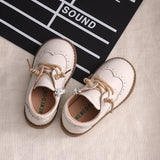 Spring Autumn Children Genuine Leather Shoes Boys Girls Retro Single Baby Soft Tendon Bottom Full Cowhide MartLion   