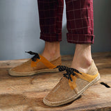 Fisherman Shoes Breathable Espadrilles Men's Casual Linen Summer Canvas Sneakers Mart Lion   