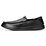 Genuine Leather Men's Loafers Office Work Shoes Casual Lazy Outdoor Footwear MartLion   