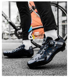 Couple Cycling Shoes Men's Road Bicycle Women Outdoor Sneakers Breathable Self-locking Unlocking Bike Mart Lion   