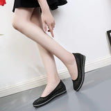 Canvas nurse shoes Solid Women Platform Casual Flat Bottom MartLion   