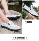 Summer Men's Sneakers Casual Shoes Breathable Mesh Outdoor Lightweight Flat Mart Lion   
