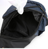 Casual Knapsack Waterproof Men's Outdoor Chest Bag Nylon Messenger Short Trip Phone Pouch Travel Backpack Mart Lion   