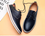 Men's Casual Shoes Leather Dress Waterproof Outdoor Non-slip Wedding Mart Lion   