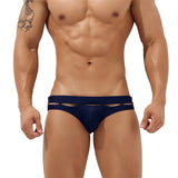Men's Swimwear Suits Solid Briefs Swim Wear Sports Wear Mart Lion Dark Blue M 