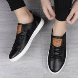 Men's Sneakers Genuine Leather Shoes Casual Luxury Footwear Mart Lion   