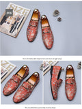 Men's Casual Embroider Shoes Flats Shoes Loafers Soft Footwear Mart Lion   