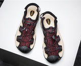 Summer Men's Sandals Design Breathable mesh Casual Beach Shoes Soft Bottom Outdoor Mart Lion   
