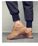Men's Casual Light Sports Shoes Breathable Non Slip Flat Summer Versatile Walking Mart Lion   