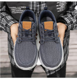 Men's Casual Shoes Canvas Breathable Loafers Outdoor Walking Classic Loafers Sneakers Mart Lion   