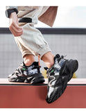 Luxury Men's Casual Shoes Hip Pop Sneakers Adult Sport Trainers Mesh Chaussure Homme Zapatillas Mart Lion   