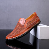 Men's Casual Shoes Summer Style Mesh Flats Loafer Creepers Casual High-End Very Mart Lion   