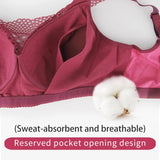 Mastectomy Bras  One-piece   Soft And Comfortable Silicone Breast Bra With Cotton Pockets MartLion   