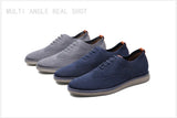 Knitted Mesh Casual Shoes Lightweight Smart Casual Shoes Office Work Footwear Men Shoes MartLion   