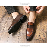  Luxury Oxford Men's Shoes Leather Breathable Rubber Formal Dress Office Wedding Flats Footwear MartLion - Mart Lion