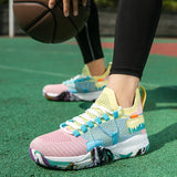 Couples Basketball Sneakers Tennis Shoes Men's Breathable Air Cushion Cushioning Outdoor Combat Boots MartLion   
