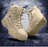 Winter Men's Military Boots Outdoor Leather Hiking Army Special Force Desert Tactical Combat Ankle Work Shoes Mart Lion   