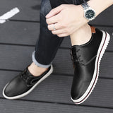 Men's Casual Shoes Leather Dress Waterproof Outdoor Non-slip Wedding Mart Lion   