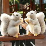Simulation Hold Hazelnut Squirrel Plush Toy Stuffed lifelike Big Tail Squirrel Plushies For Kids Birthday Gift Garden Decor DOll MartLion   