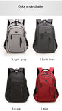  Pack Large Capacity Men's Backpack Laptop 15.6 Oxford Solid Multifunctional School Bags Travel Schoolbag Back Mart Lion - Mart Lion
